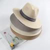 Men's Summer Straw Fedora - Sun Protection Hat for Middle-Aged and Elderly