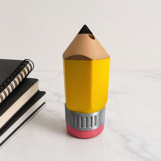 Novelty Pencil Can Holder, Insulated Sleeve for 12oz Beverage, Funny Drink Cooler for BBQ Party, Gift for Teacher Men