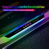 [Customized] Car door illuminated sill light logo Projector lamp USB Power Moving LED Welcome Pedal Car Scuff Plate Pedal light