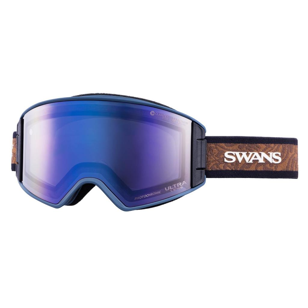 Сделано в Японии Снежные очки OUTBACK Совместимые с очками Фотохромные ULTRA Зеркальные SBLU Зеркальные ледяные x ULTRA Светло-пурпурные Фотохромные Лыжные очки