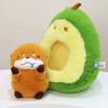 Fruit Kiwi Capybara Peach Plush Toy Animal Fruit Stuffed Doll Set Transformed