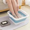 Складной тазик для ножных ванн Многоцелевой Большой емкости Экологичный Силиконовый Складное ведро для замачивания ног для дома и путешествий