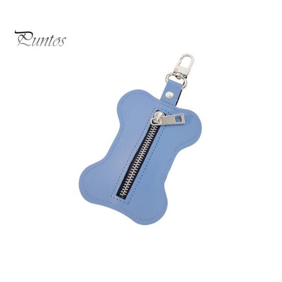 Держатель мешка для какашек для домашних животных, застежка-молния, диспенсер для мешков для мусора для собак с крючком, портативный органайзер для мешков для мусора для улицы