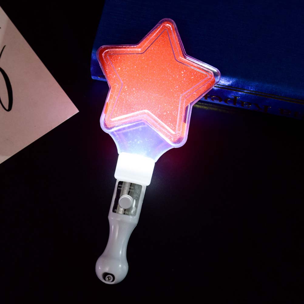 2 шт. Красивая Звезда Декор Светящаяся палочка Игрушка Флуоресцентная палочка Креативная светящаяся палочка для бара