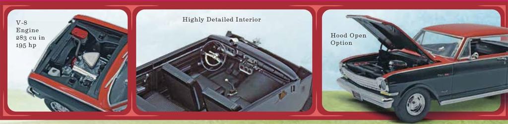 Mobius Model 1964 Chevrolet Chevy II Nova Rest MOD Пластиковая модель MOE2321 1/25