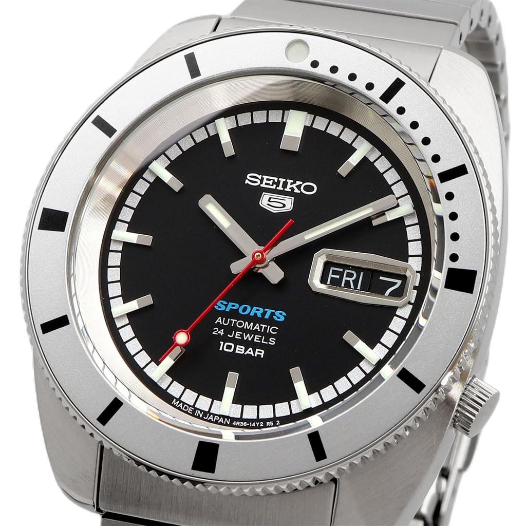 Seiko 5 SPORTS автоматические механические часы Heritage Design Reprint Limited Model Five Sports Made in Japan SRPL05 Silver x Black Overseas Model [Seiko]