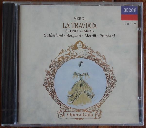 CD ВЕРДИ СУЗЕРЛЕНД Травиата Сцены И Арии 4213252 Decca Япония Классика Б/У