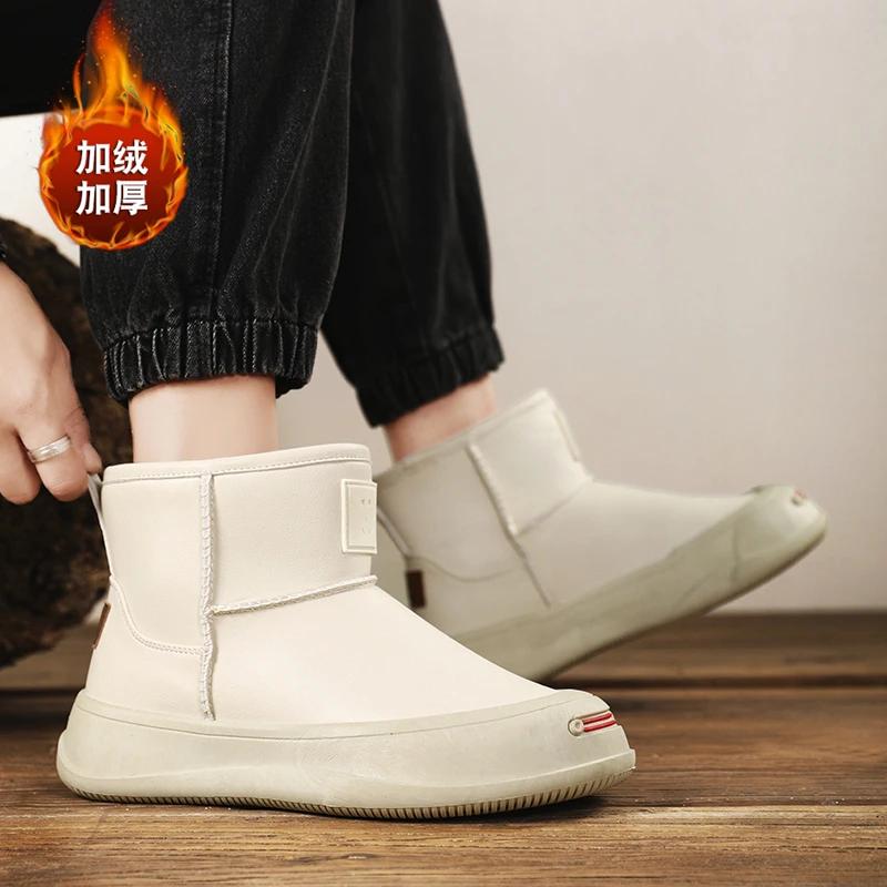 Модные повседневные кроссовки зимняя спортивная обувь для мужчин повседневная обувь ботильоны высокие сапоги мокасины спортивная обувь на платформе ткань круглый носок