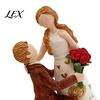 Abstract Resin Statues for Home Decor Faceless Wedding Couple Figurine, Statue, Romantic Proposal Exclusive Love Symbol Figurines Sculpture