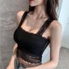 Lace Anti-Exposure Tube Top: Stylish Thin Backless Vest for Girls