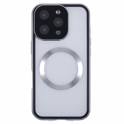 Для iPhone 16 Pro Чехол Двусторонний Закаленный Стеклянный Чехол Телефона Совместим с MagSafe Full Protector