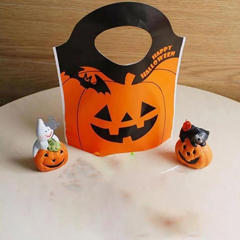 Хэллоуин Портативный Мешок для конфет в виде тыквы Сумка-жилет Упаковочный пакет Пакет для еды Праздничная подарочная упаковочная сумка