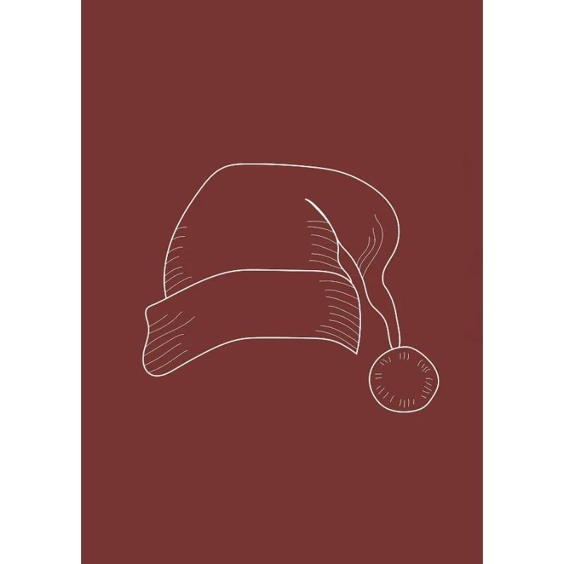Modern Minimalist Christmas Theme Art Posters Snowman Prints Canvas Printing Wall Art Picture for Living Room Home Decoration