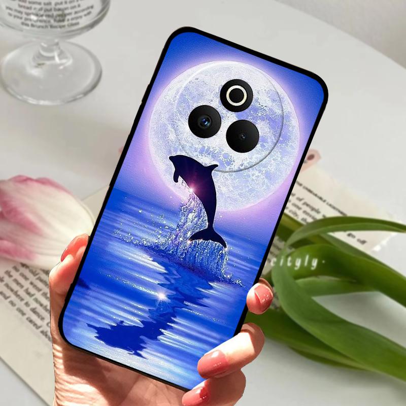 For Realme P3 Pro Case P3Pro Cartoon Lion Wolf Soft Silicone TPU Phone Cover For Oppo Realme P 3 Pro 5G Protection Fundas Cases