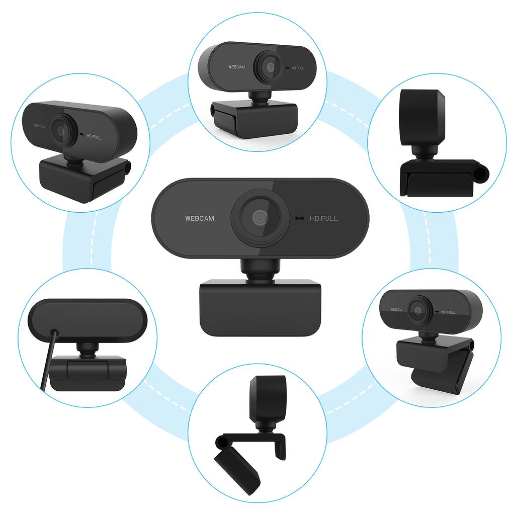 Веб-камера USB 1080P с микрофоном, настольная веб-камера для ноутбука для записи потокового видео в реальном времени