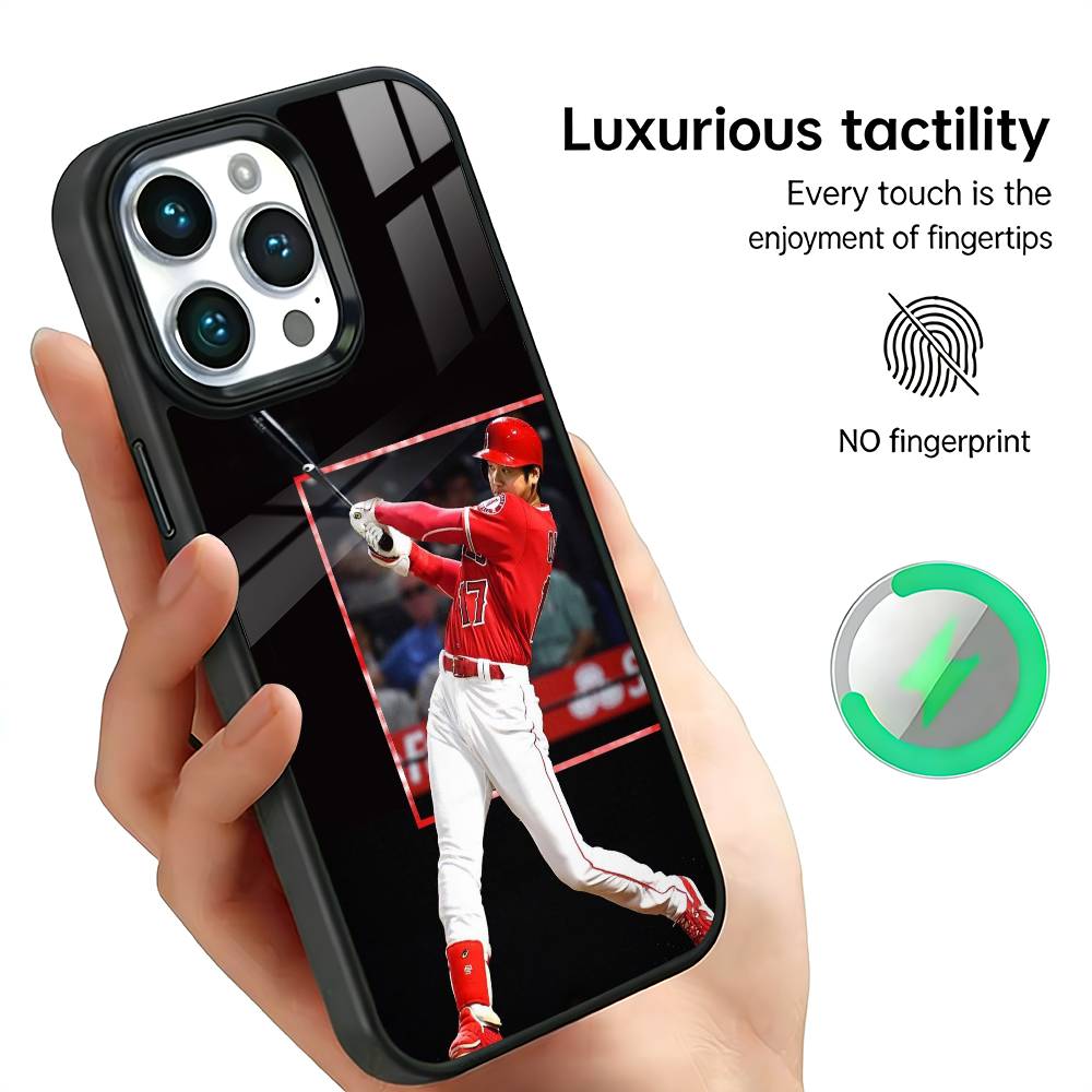 Baseball player S-Shohei Ohtani Phone Case For iPhone17,16,15,14,13,12,11 Plus,Pro Max, New Magnetic Wireless Charging