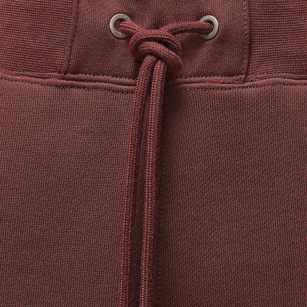 Jordan Флис Flight FW24 Флисовые Широкие Брюки Модные на Кулиске Свободные Повседневные Женские Брюки Низ Коричневый FV7156231