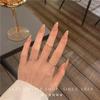 Skinny Plain Ring Smooth Ring Simple Fashion Versatile Ins Cold Wind Niche Thin Ring Ring Woman