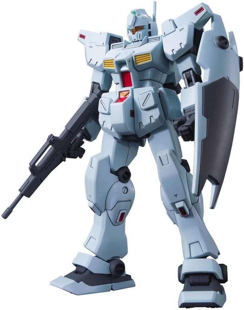BANDAI SPIRITS HGUC Мобильный костюм Гандам 0083 Джим Масштабная пластиковая модель RGM-79N 1/144 с цветовой кодировкой