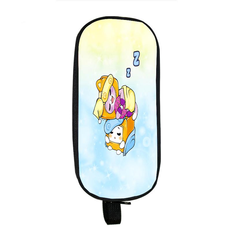 Lankybox Boxy And Foxy робот-пенал большая коробка для хранения портативная сумка для ручек для девочек двухслойная школьная сумка Kawaii чехол для канцелярских принадлежностей