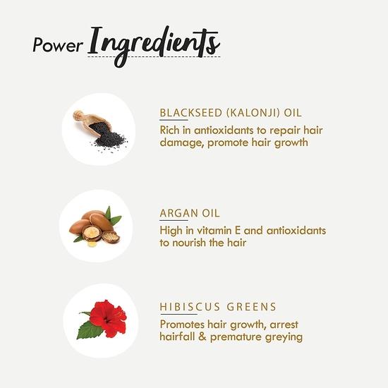 Nat Habit Hibiscus Black Seed Hair & Beard Balm For Hair Growth, Beard Growth - Infused With Hibiscus Leaves (Pack Of 1, 25Ml), 35 Grams