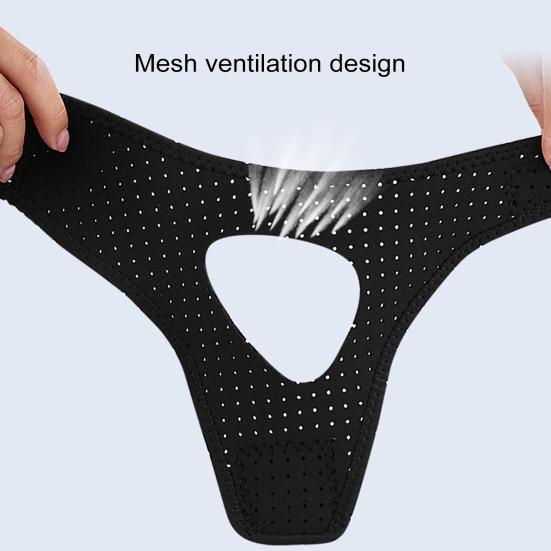 Ремешок для подбородка против храпа, регулируемый, дышащий, сохраняющий рот закрытым, универсальный, для мужчин и женщин