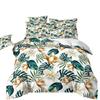 Tropical Rainforest 3D Printed Bedding Three-Piece Plant Flower Quilt Cover