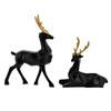 Pair Set of 2 Deer Statues for Vastu Figurine for Home Decor Office Living Room Decorative Sculpture