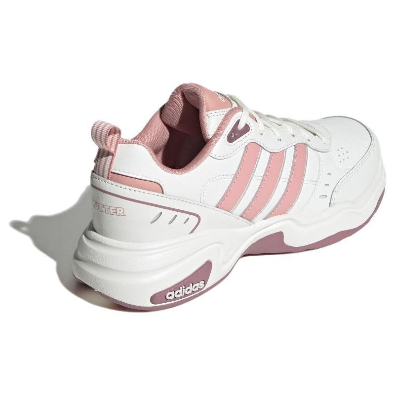 Adidas Neo Strutter Comfortable Versatile Shock Absorbing Non-Slip Durable Low-Top Casual Shoes Unisex Casual Shoes White Pink ID3565