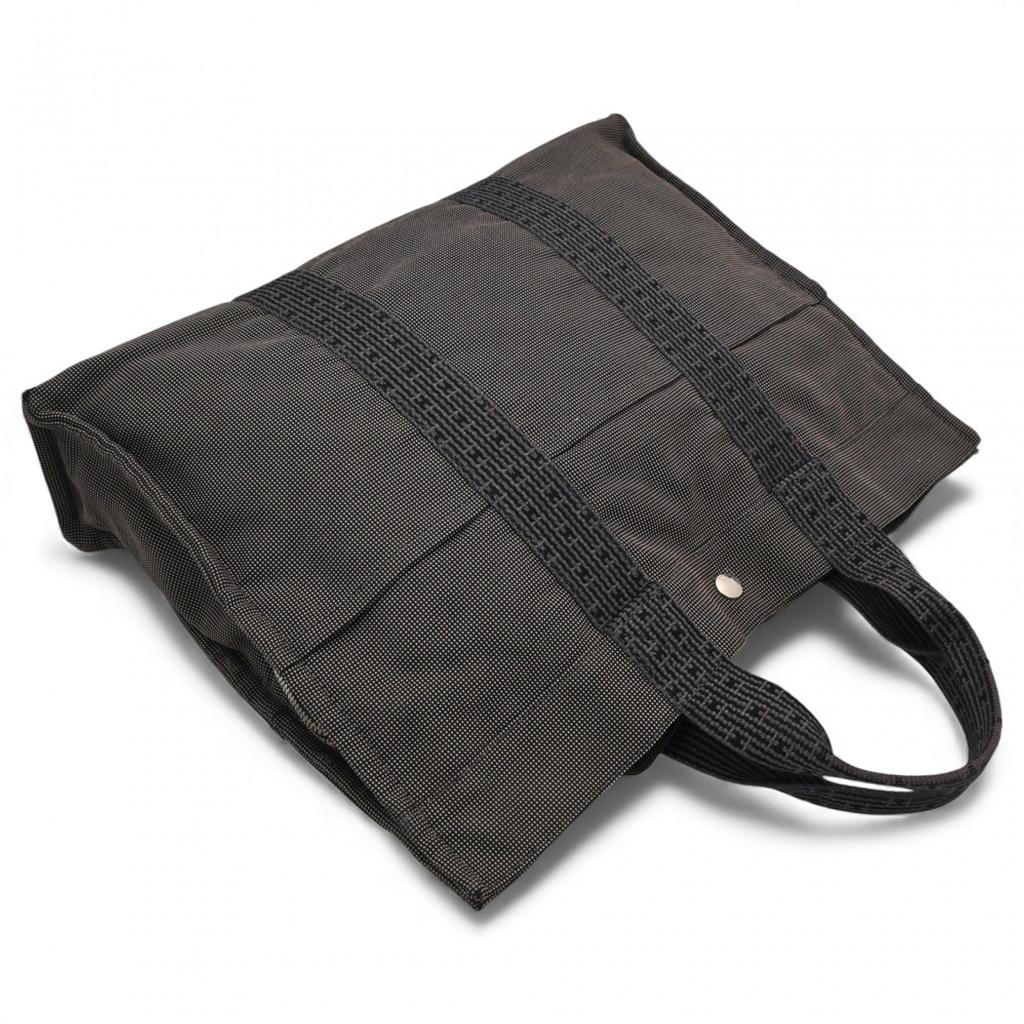 Подлинная сумка-тоут HERMES Herline MM из парусины he9909tt