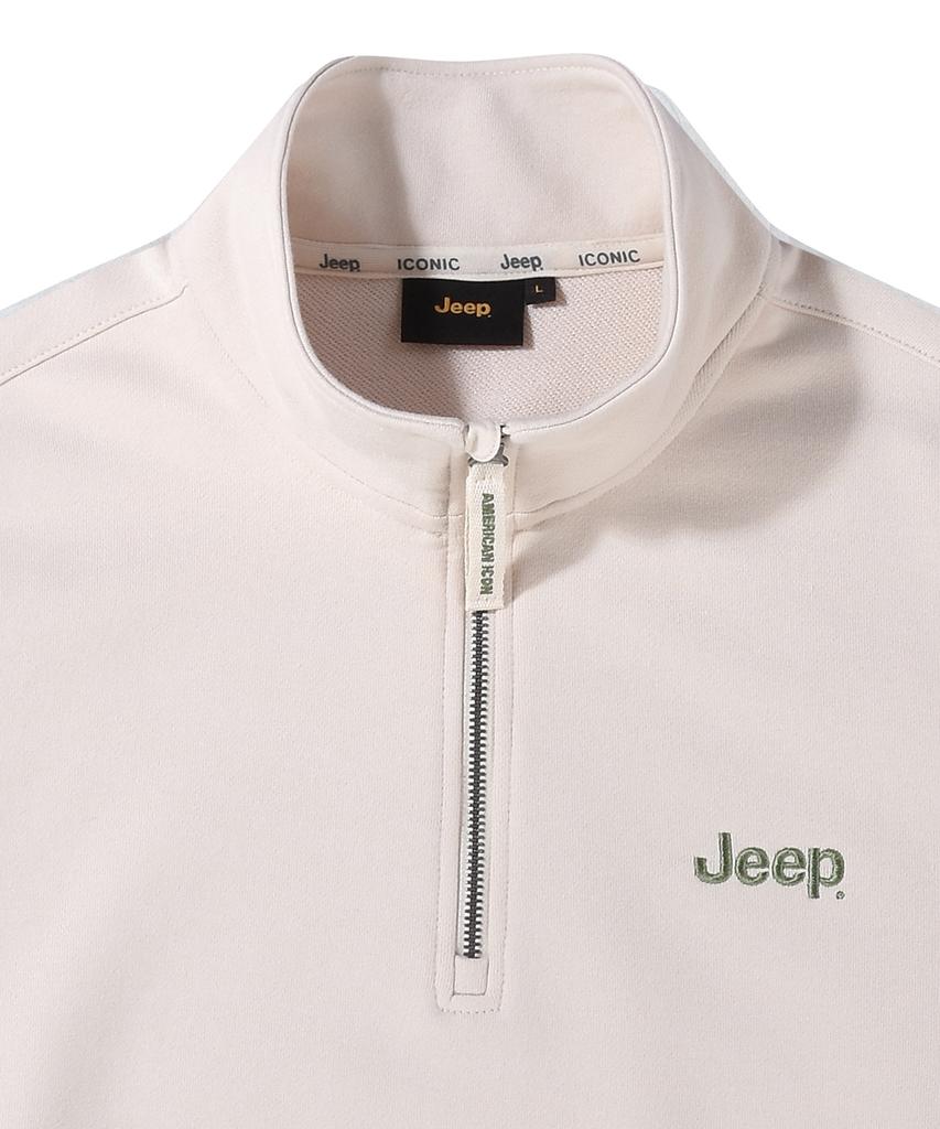 JEEP [360G] Толстовка с полумолнией и логотипом M (Jr5Tsu838Bt)