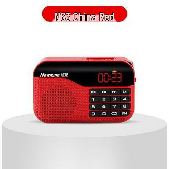 Портативный MP3-плеер Newman N63 для пожилых - Радио, Слот для карт, Истории и Опера