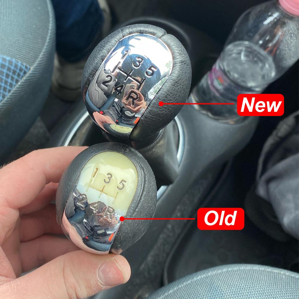 5/6 Speed MT Car Gear Shift Knob PU Leather For Toyota Corolla Verso RAV4 Yaris AYGO Gearshift Shifter Lever