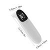 Digital Ear Thermometer Fast Read Rechargeable Large Backlit Display 1D Probe Temperature Gun for Baby Kids Adults Pets Dogs Cat