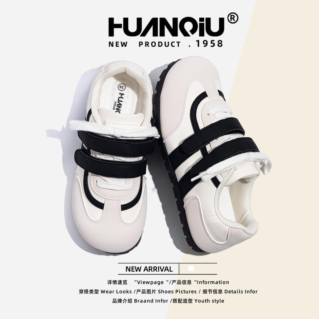 Global Velcro Dexun Shoes Women's Shoes ZHQ-XA562 Autumn Breathable New Niche Versatile Board Shoes Women's Shoes