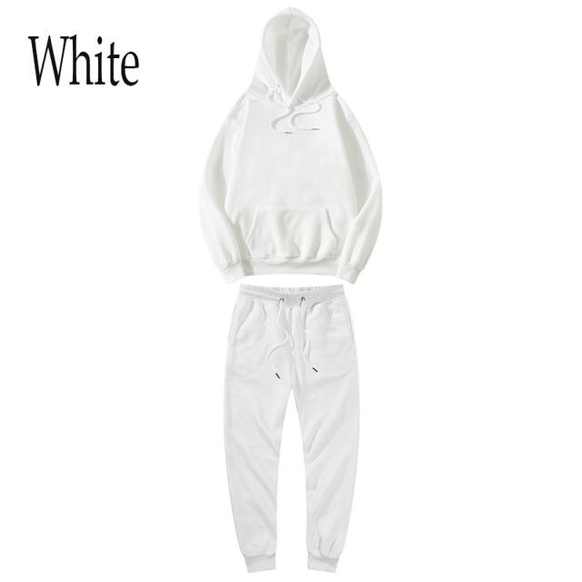 Женские спортивные комплекты Женские толстовки + брюки Спортивные штаны для бега Зимний флисовый спортивный костюм Толстовка Пуловер Мода