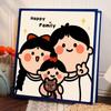 Handun 'Happy Family' Fabric Photo Album