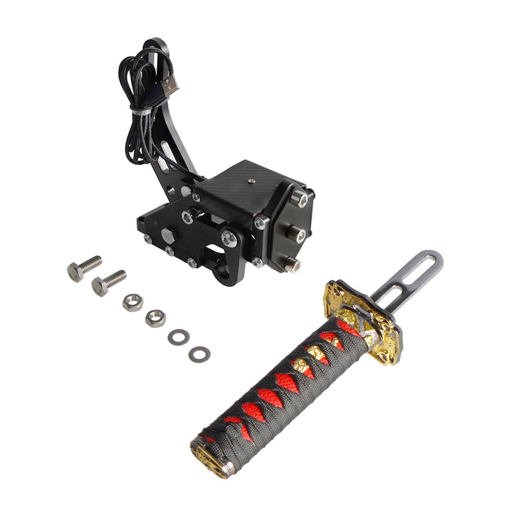 Катана ручной тормоз 15/26 см квадратная пластина самурайский меч ПК SIM имитация гоночной игры для G25/27/29 T300 T500 без зажима