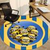 1PC Minions Office Round Rug - Perfect for Office or Study Decor, Non-Slip Backing, Decorative Floor Mat yy250916075