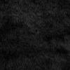 Fabric Roll - Faux Fur - Rabbit - Black - 30 Cm X 1 M - 270 G/m2