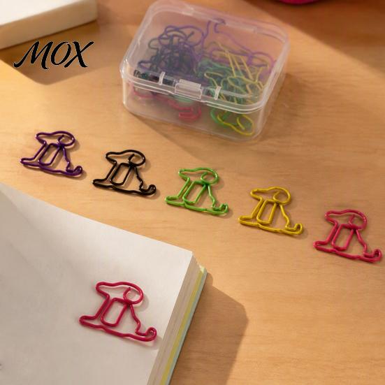 Cute Paper Clips for Office 20PCS Shaped Clips, Bone/Duck/Dog/Cat Shape, Decorative Creative Stationery Desk Metal Fasteners And School Assorted