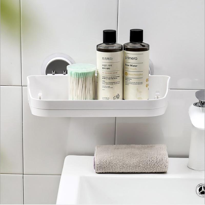 Беспробивной стеллаж для хранения в ванной, сливная мыльница, многофункциональная кухонная полка, хранение и бесшовная установка
