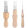 MIUSIE Wooden Handle Wool Felting Needles Tools Felting Needle DIY Tools Accessories For DIY Sewing Handmade Working