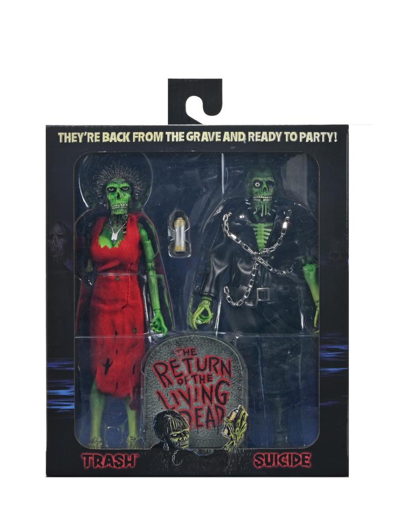 NECA Trash Suicide Pack Clothed Action Figures 20cm The Return of the Living Dead & 2 -