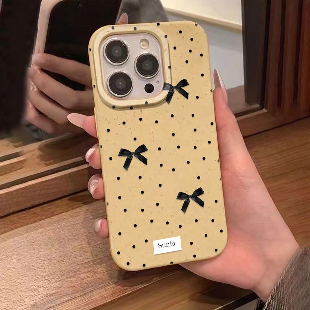 Продвинутый Чехол-Бант Подходит Для IPhone 17 Pro Max Air 16 15 Plus 14 13 12 11 Чехол Обложка Funda Для IPhone 16 15 14 Plus Чехол