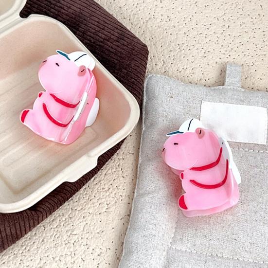 Заколка для волос в форме капибары, противоскользящие зубцы, женская заколка для волос, большой зажим для волос, аксессуар для волос