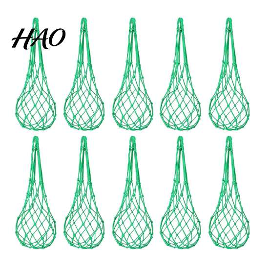 Heavy Duty Melon Hammock 10Pcs Watermelon Sling Nets, Weatherproof Reusable Holder Support Net Mesh, Fruit Hammocks for Cantaloupe Cucumber Vegetables