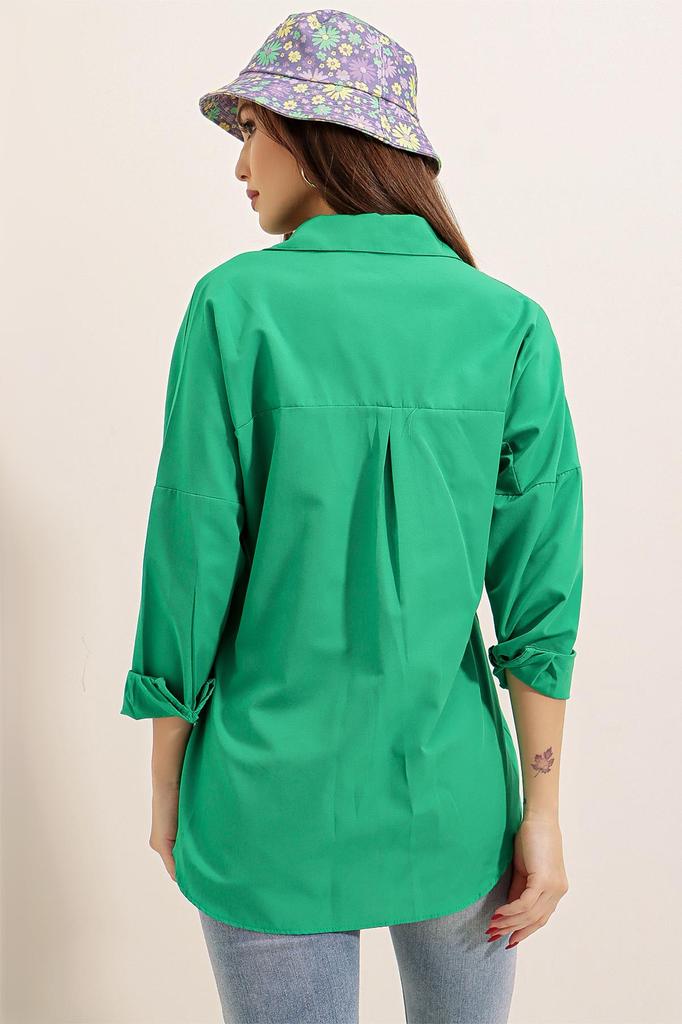 Oversize Long Basic Shirt