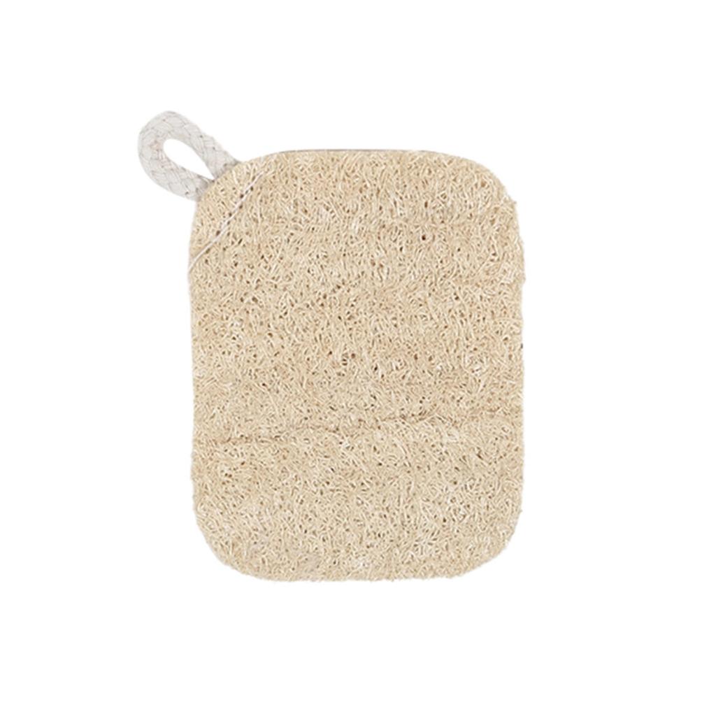 3 шт. Люфа Спа Отшелушивающая мочалка Натуральная люфа Губка для мытья тела Удаляет омертвевшую кожу Сделана Мыльница для мытья посуды