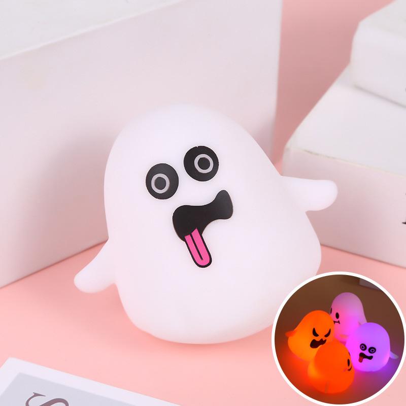 New explosion, Halloween large smiley face, ghost maltose pinch music, squeeze slow rebound decompression toy